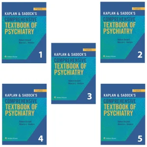 کتاب Kaplan and Sadock's Comprehensive Textbook of Psychiatry 2024 اثر Robert Boland and Marcia Verduin انتشارات لیپین کات 5 جلدی